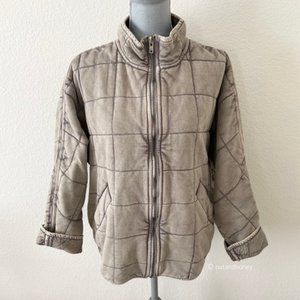 NWT Free People Dolman Quilted Knit Jacket